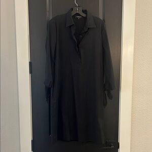 Lafayette 148 New York Black Long Sleeve Dress